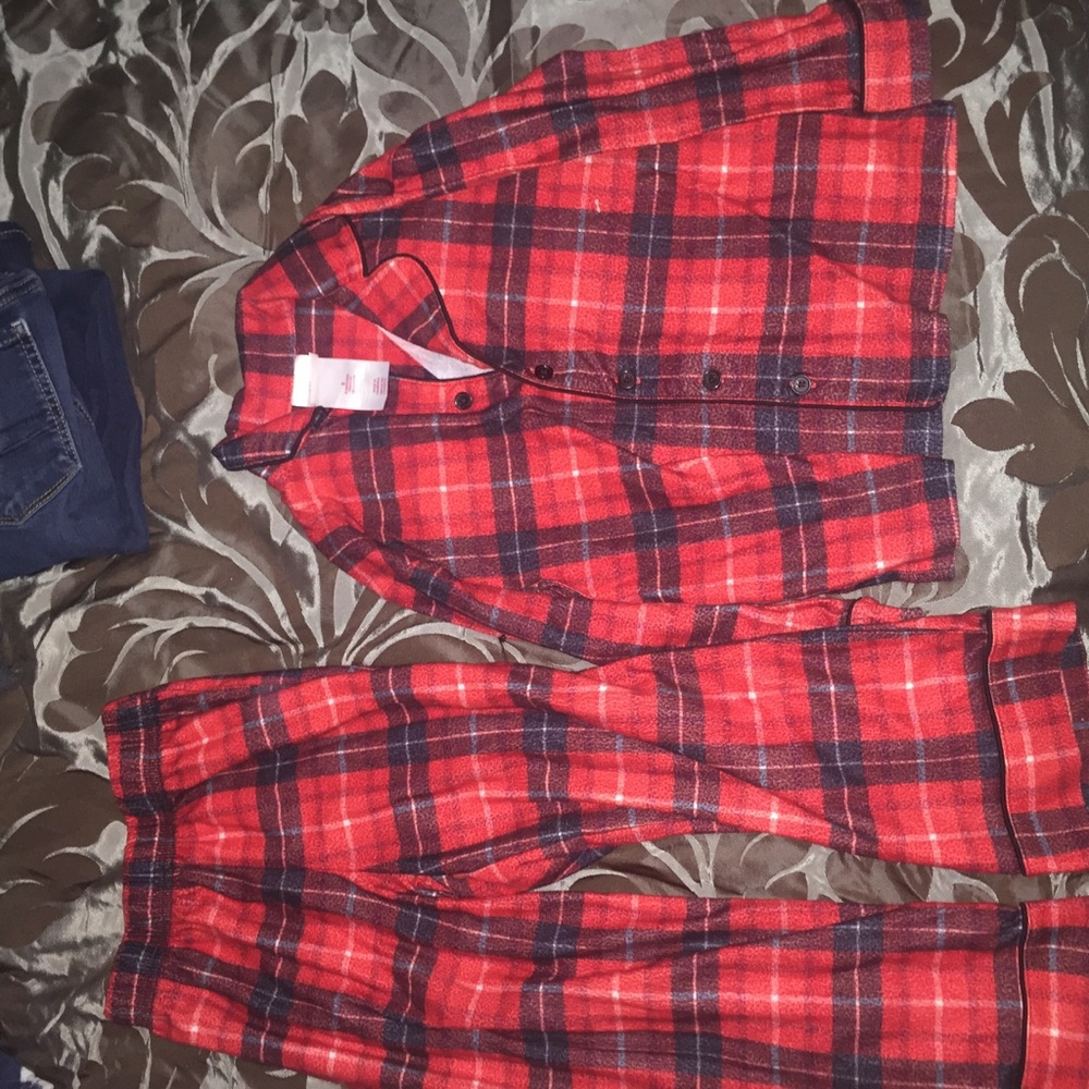 Plaid pajamas